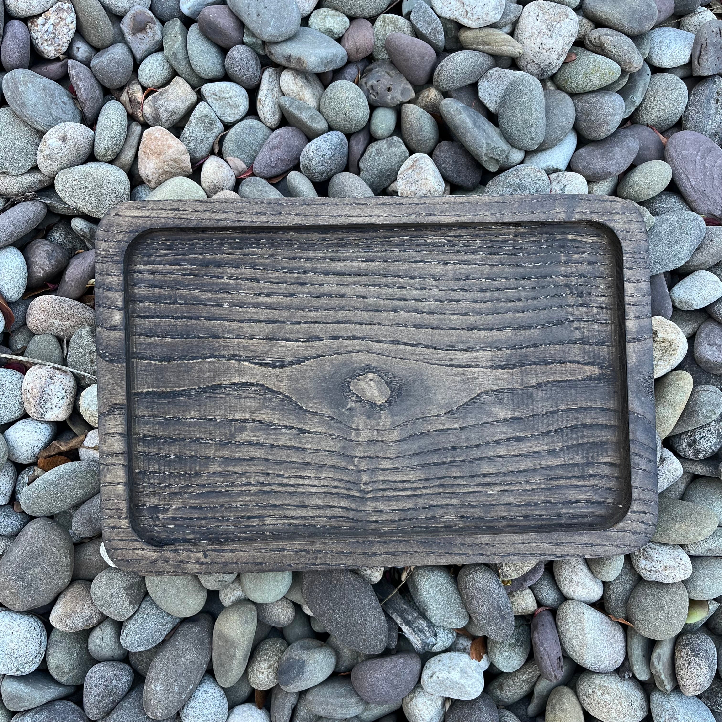 Everyday Carry Valet Tray – Solid Ash Hardwood (7½" × 11")