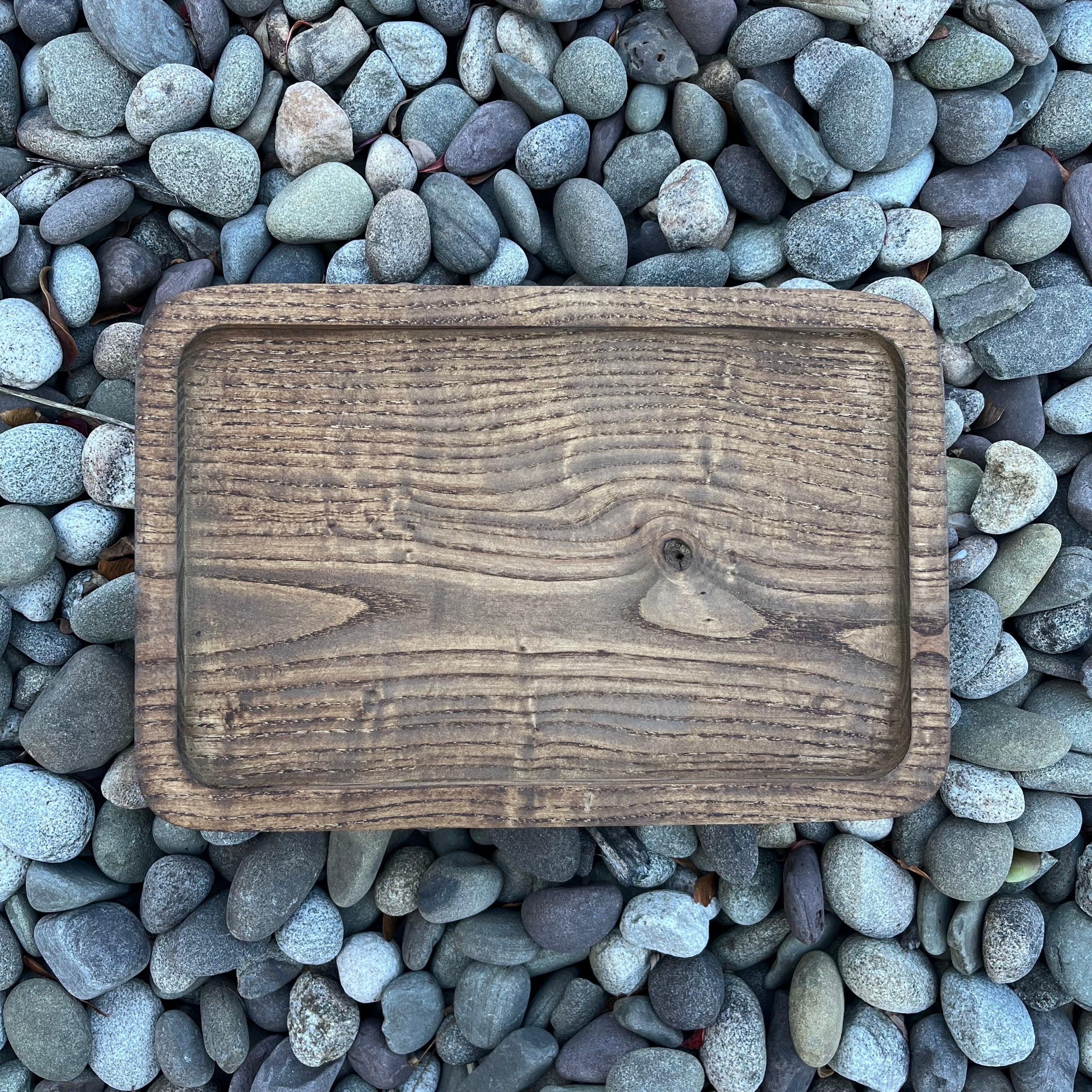 Everyday Carry Valet Tray – Solid Ash Hardwood (7½" × 11")