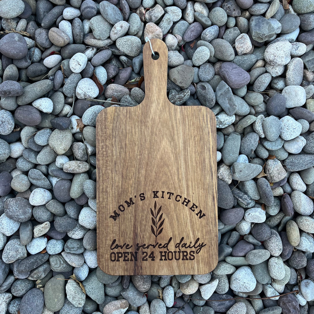 Acacia Wood Display Board – 13¾" × 7"