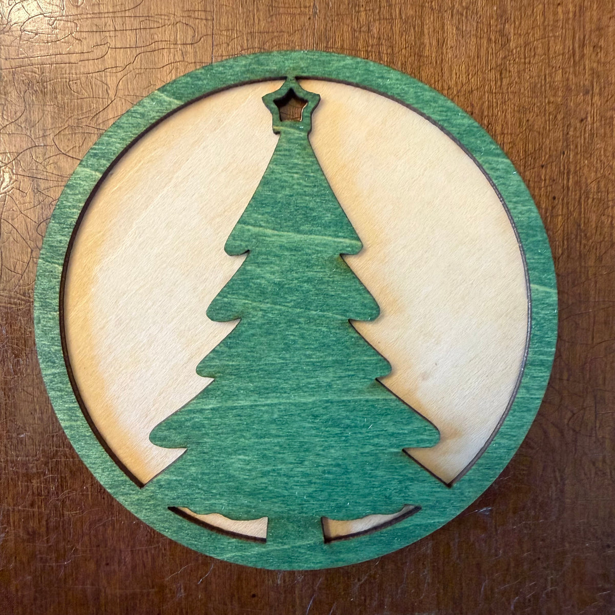 Decorate-it-Yourself Christmas Tree Layered Ornament