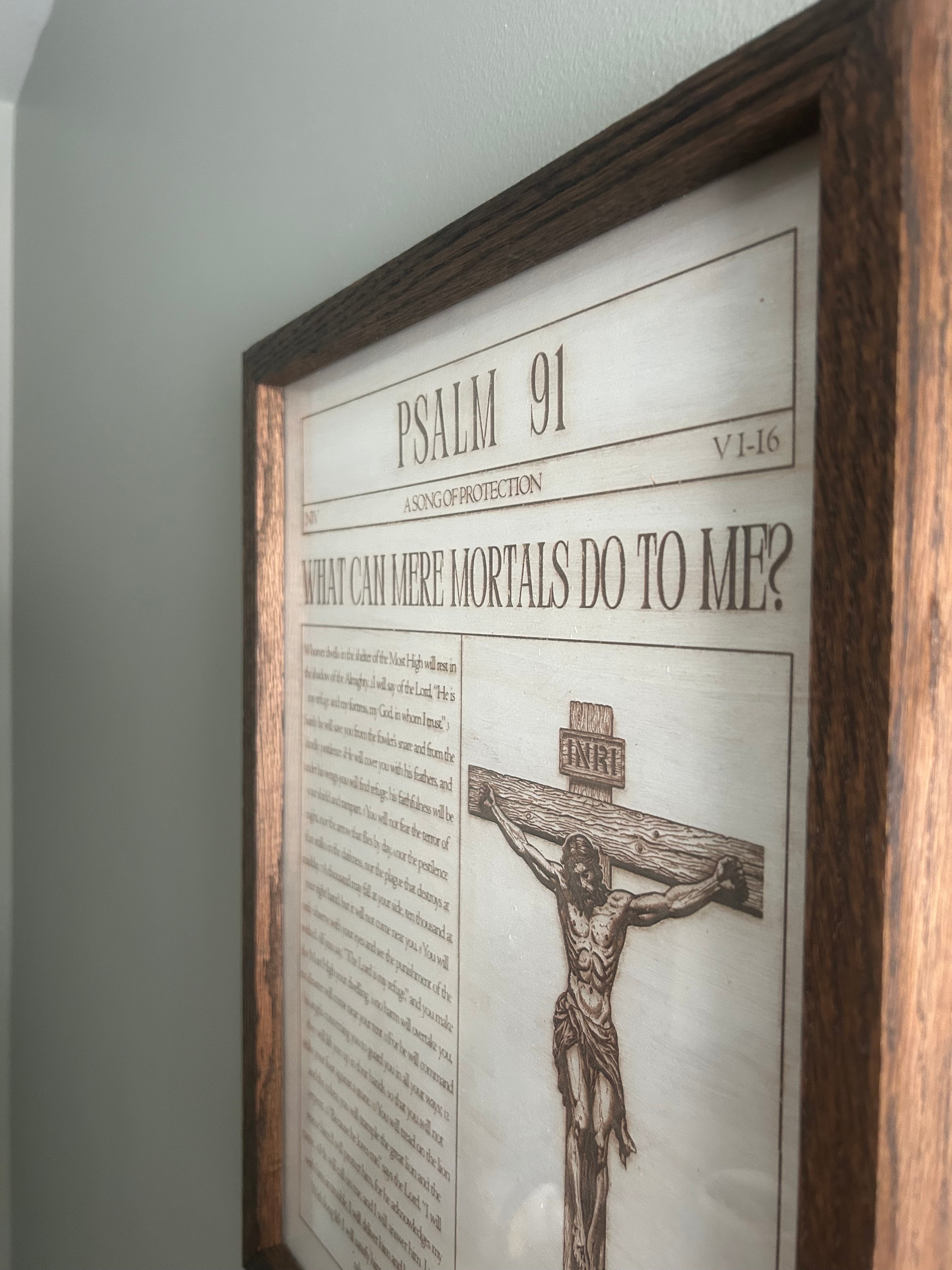 Psalm 91 Christian Wall Art