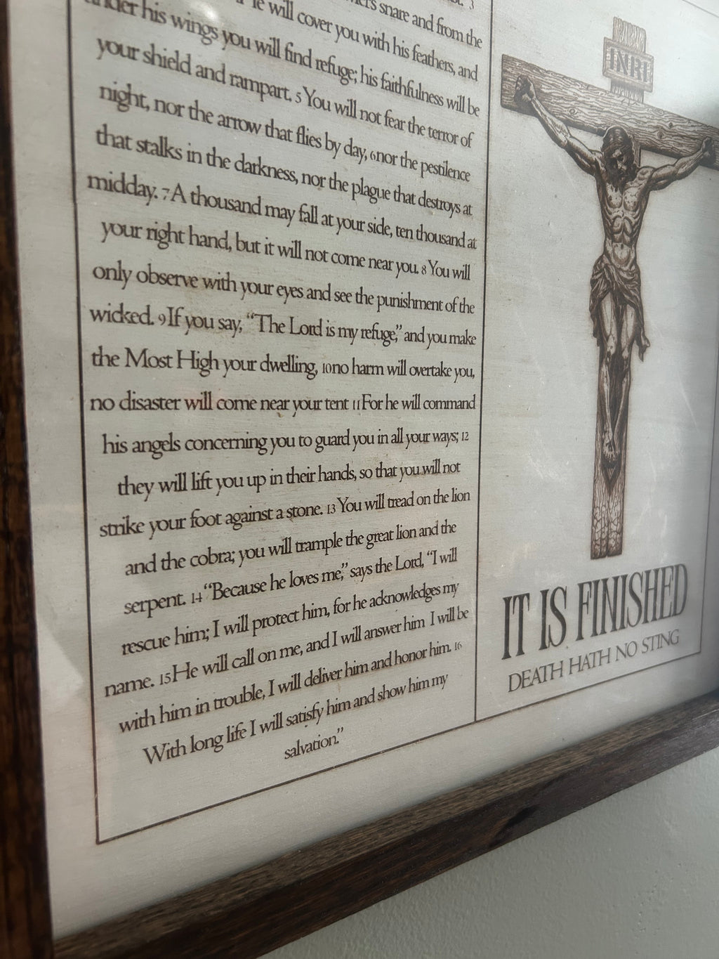 Psalm 91 Christian Wall Art