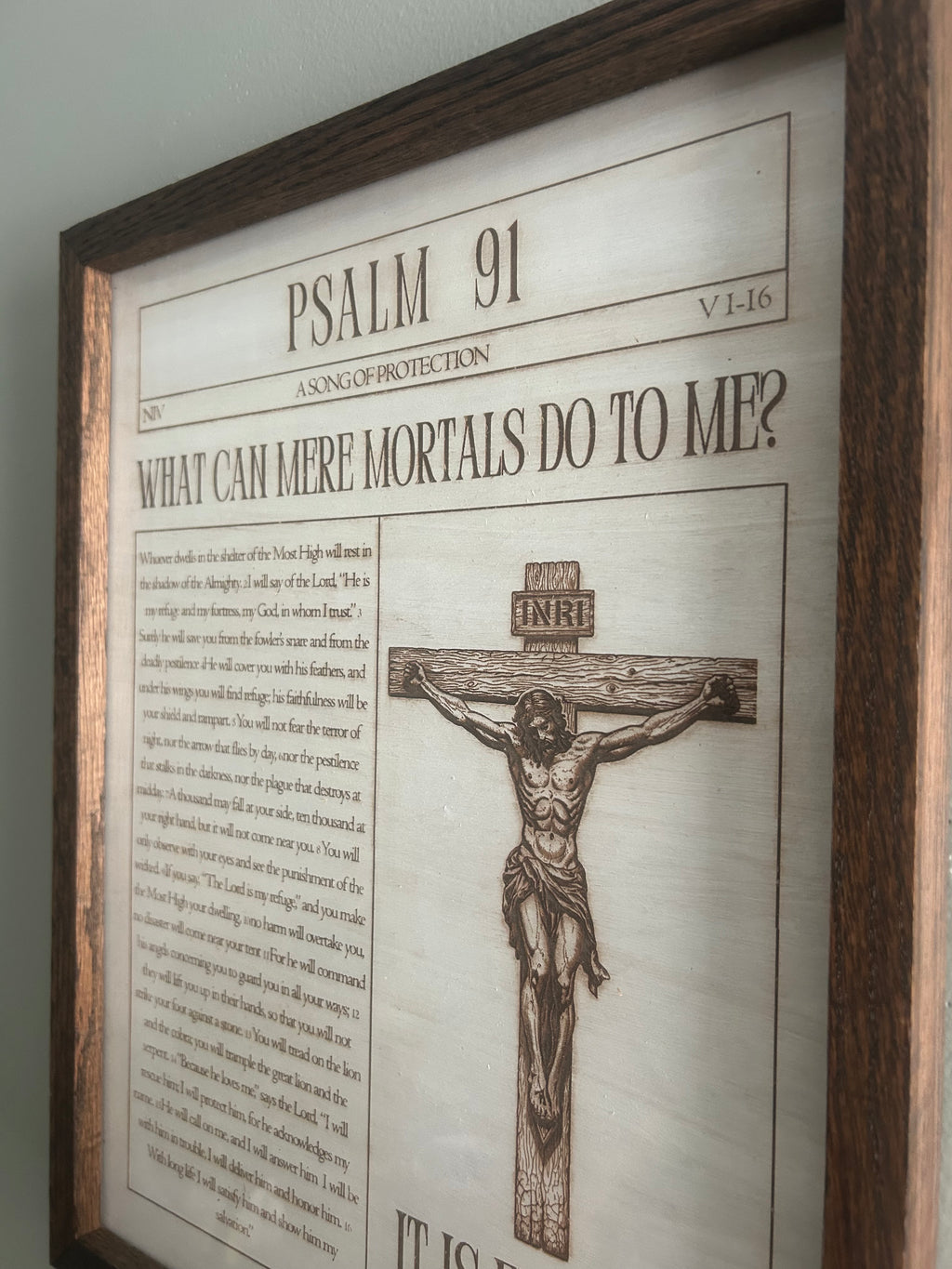 Psalm 91 Christian Wall Art