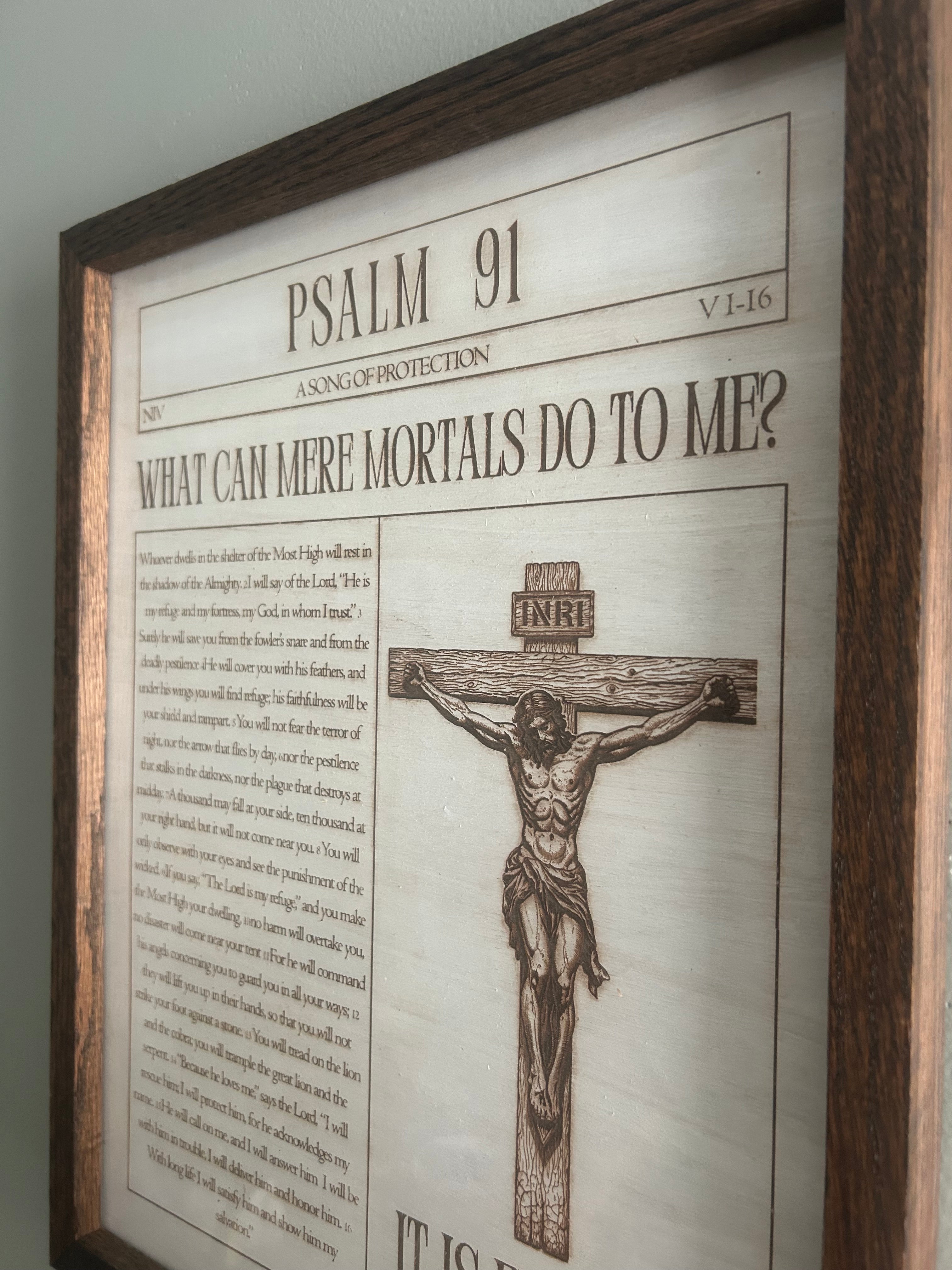 Psalm 91 Christian Wall Art