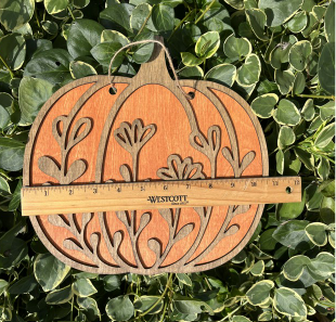 Wooden Pumpkin Sign – Rustic Fall Charm!