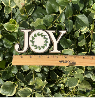 JOY Wooden Christmas Sign - Small